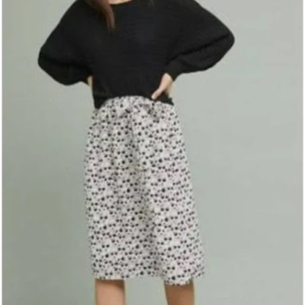 Porrige Anthropologie chic skirt with tie waist